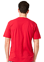 Unisex Short Sleeve Tee RED Back
