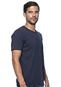Unisex Tubular Short Sleeve Tee NAVY Front