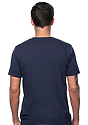 Unisex Tubular Short Sleeve Tee NAVY Back