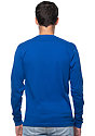 Unisex Organic Long Sleeve Tee NAUTICAL BLUE Back