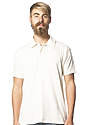Unisex Organic Polo Shirt NATURAL Front