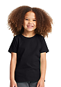 Toddler Short Sleeve Crew Tee BLACK Front