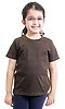 Toddler Short Sleeve Crew Tee CHOCOLATE Front