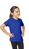 Toddler Organic Short Sleeve Crew Tee NAUTICAL BLUE Side
