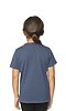 Toddler Organic Short Sleeve Crew Tee PACIFIC BLUE Back