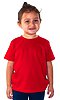 Toddler Short Sleeve Crew Tee RED Front