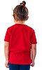Toddler Short Sleeve Crew Tee RED Back