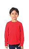 Toddler Long Sleeve Crew Tee RED Front2