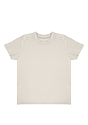 Toddler Short Sleeve Coverstitch Neck Tee NATURAL 1