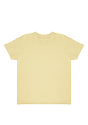 Toddler Organic Short Sleeve Coverstitch Neck Tee CANARY 1