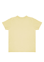 Toddler Organic Short Sleeve Coverstitch Neck Tee CANARY 2