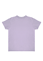 Toddler Organic Short Sleeve Coverstitch Neck Tee LILAC 2