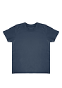 Toddler Organic Short Sleeve Coverstitch Neck Tee PACIFIC BLUE 1