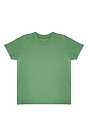 Toddler Organic Short Sleeve Coverstitch Neck Tee JADE 1