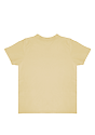 Toddler Short Sleeve Coverstitch Neck Tee PALE YELLOW 2