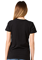 Women's Relaxed Fit Short Sleeve Tee BLACK 3