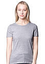 Women's Relaxed Fit Short Sleeve Tee HEATHER GREY 1
