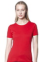 Women's Relaxed Fit Short Sleeve Tee RED 1