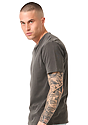 Unisex Vintage Pigment Dyed Tee CHARCOAL Side