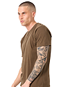 Unisex Vintage Pigment Dyed Tee JAVA Side