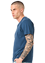 Unisex Vintage Pigment Dyed Tee BLUE STEEL Side