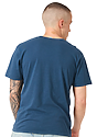 Unisex Vintage Pigment Dyed Tee BLUE STEEL Back