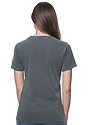 Unisex Vintage Pigment Dyed Tee CHARCOAL Back2