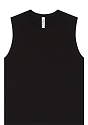 Unisex Fine Jersey Muscle Tank BLACK 2