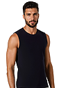 Unisex Fine Jersey Muscle Tank BLACK 1