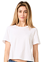 Weekend Boxy Crop WHITE Front