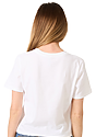 Weekend Boxy Crop WHITE Back