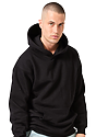 Unisex Deluxe Fleece Hooded Sweatshirt BLACK 1