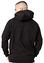 Unisex Deluxe Fleece Hooded Sweatshirt BLACK 3