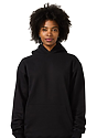 Unisex Deluxe Fleece Hooded Sweatshirt BLACK 4