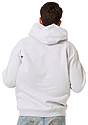 Unisex Deluxe Fleece Hooded Sweatshirt HEATHER GREY 3