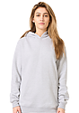 Unisex Deluxe Fleece Hooded Sweatshirt HEATHER GREY 4