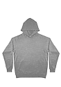 Unisex Deluxe Fleece Hooded Sweatshirt HEATHER GREY 1