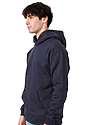 Unisex Deluxe Fleece Hooded Sweatshirt NAVY 2