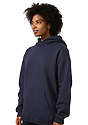 Unisex Deluxe Fleece Hooded Sweatshirt NAVY 5