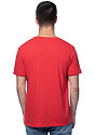 Unisex Recycled Jersey Tee RECYCLE RED Back