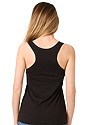 Women's Viscose Bamboo Organic Raw Edge Tank Top ECLIPSE Back
