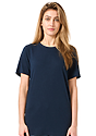 Unisex Viscose Bamboo Organic Cotton Tee MIDNIGHT Front2