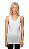 Unisex Viscose Bamboo Organic Cotton Tank Top FROST Front2