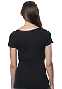 Women's Viscose Bamboo Organic Cotton Scoop Neck ECLIPSE Back