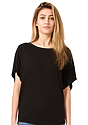 Women's Viscose Bamboo Organic Cotton Poncho ECLIPSE Front