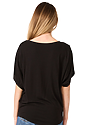 Women's Viscose Bamboo Organic Cotton Poncho ECLIPSE Front2