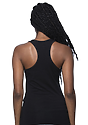 Viscose Bamboo Organic Combed Spandex Racer Tank ECLIPSE Back
