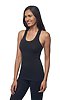Viscose Bamboo Organic Combed Spandex Racer Tank ECLIPSE Side2
