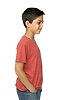 Youth Organic RPET Short Sleeve Tee HEATHER TOMATO Front