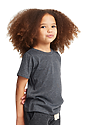 Toddler Organic RPET Short Sleeve Tee HEATHER COAL Front